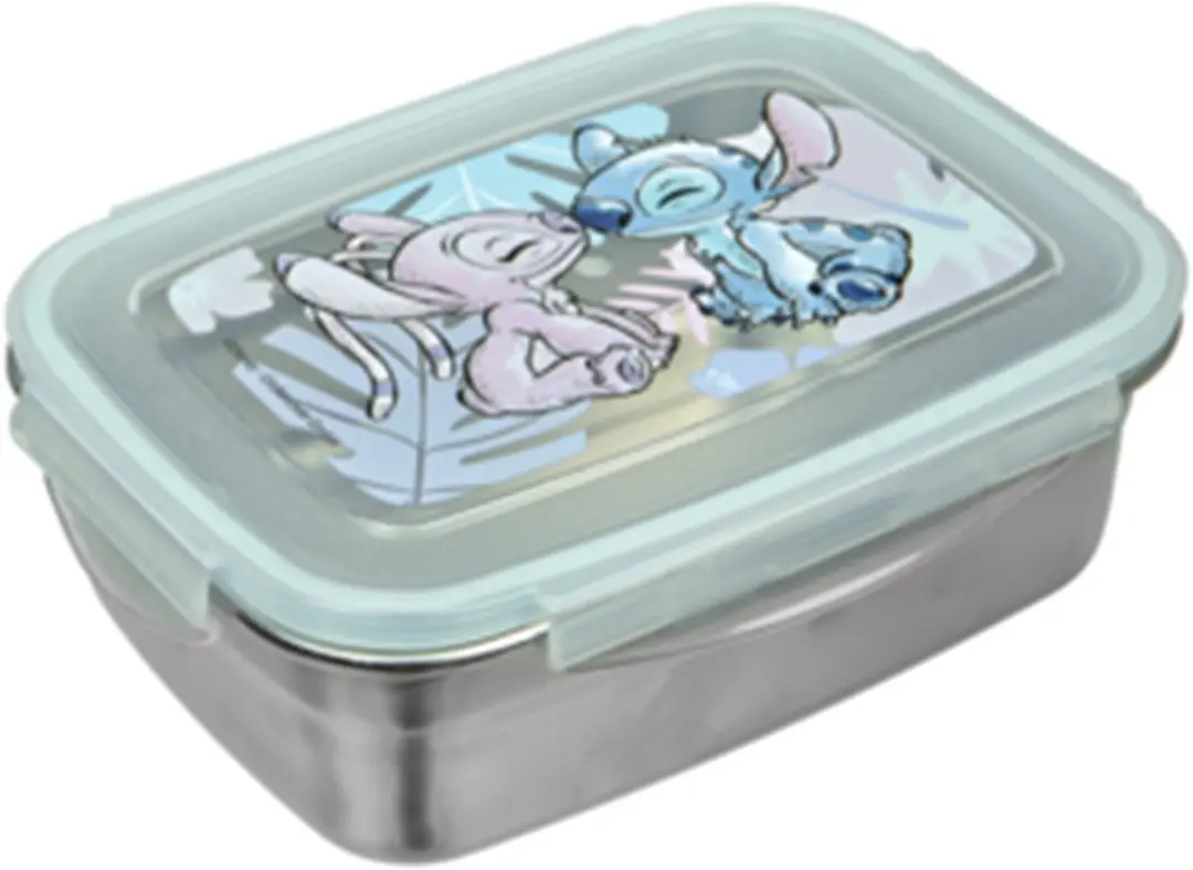 Lilo & Stitch Lunchset - Aluminium Lunchbox & Drinkfles Meerkleurig - afbeelding 3 van 3