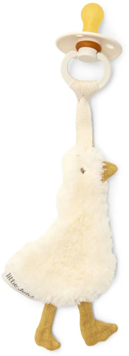 Little Dutch Speendoekje Newborn Naturals - Wit - afbeelding 5 van 5