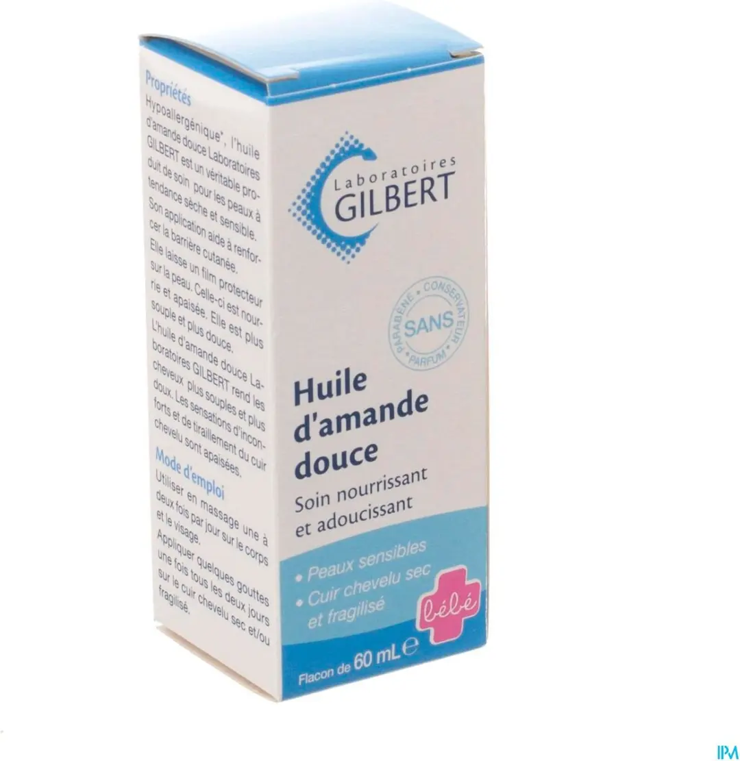 Gilbert Zoete Amandelolie 60ml - afbeelding 6 van 6