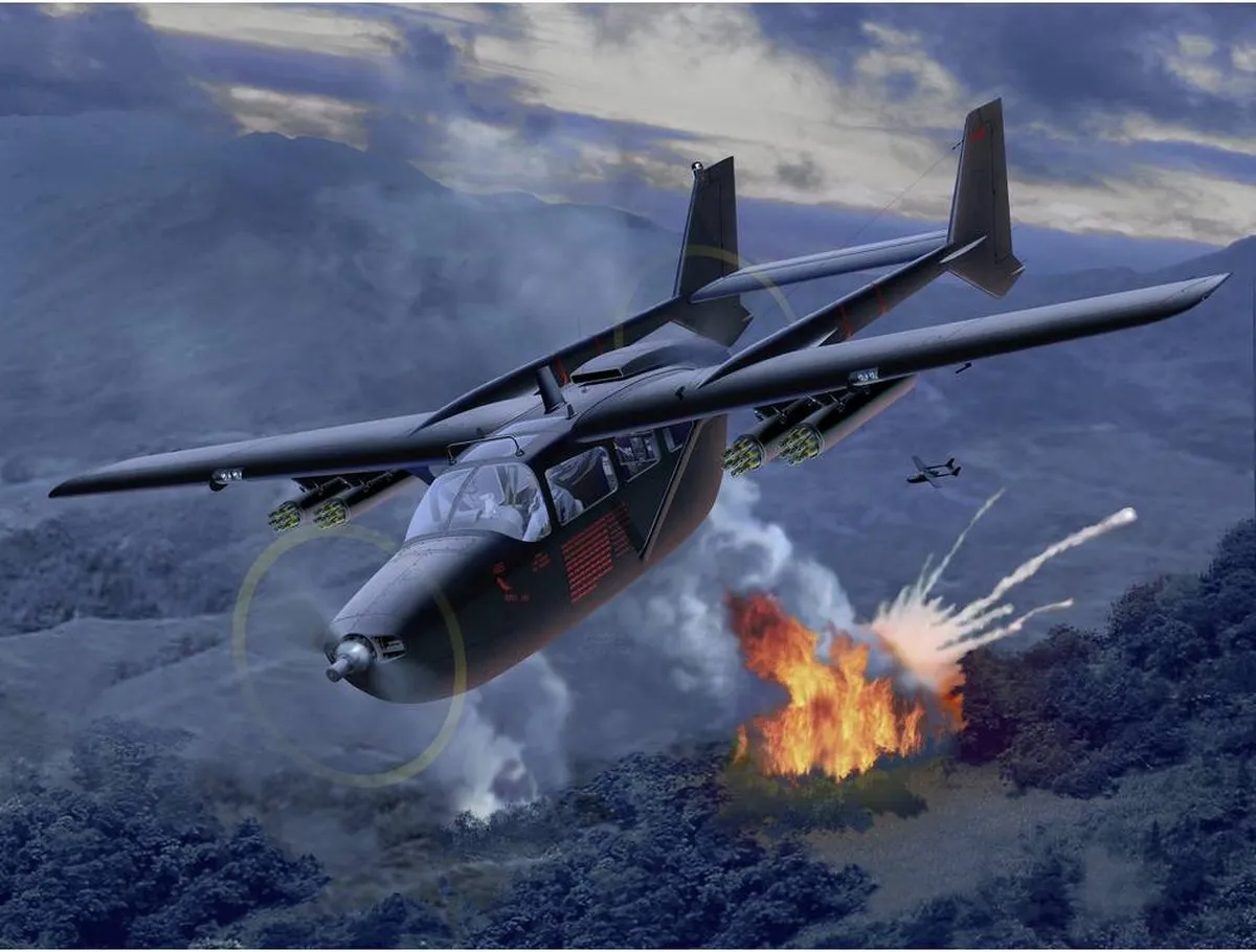 Revell 03819 O-2A Skymaster Modelbouwpakket - 1:48 - Multi