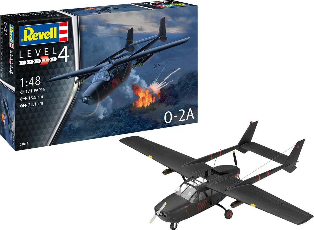 Revell 03819 O-2A Skymaster Modelbouwpakket