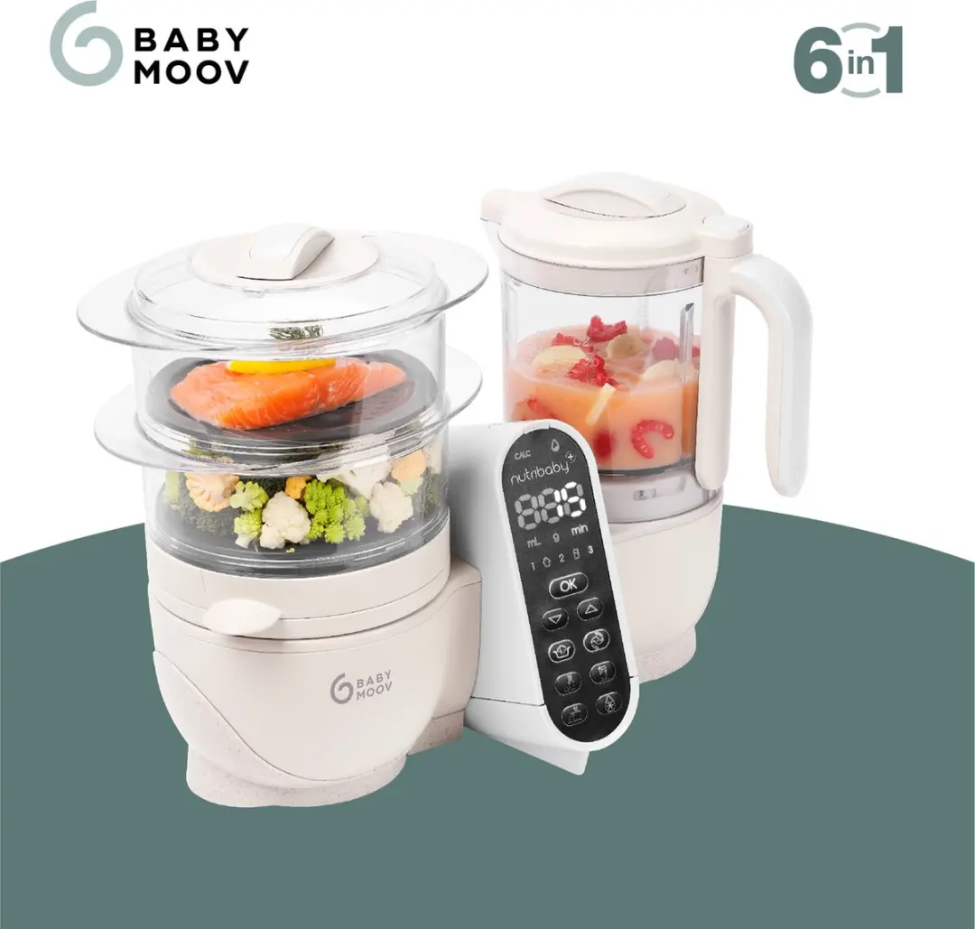 Babymoov Nutribaby+ Voedselbereider - Beige - afbeelding 2 van 6