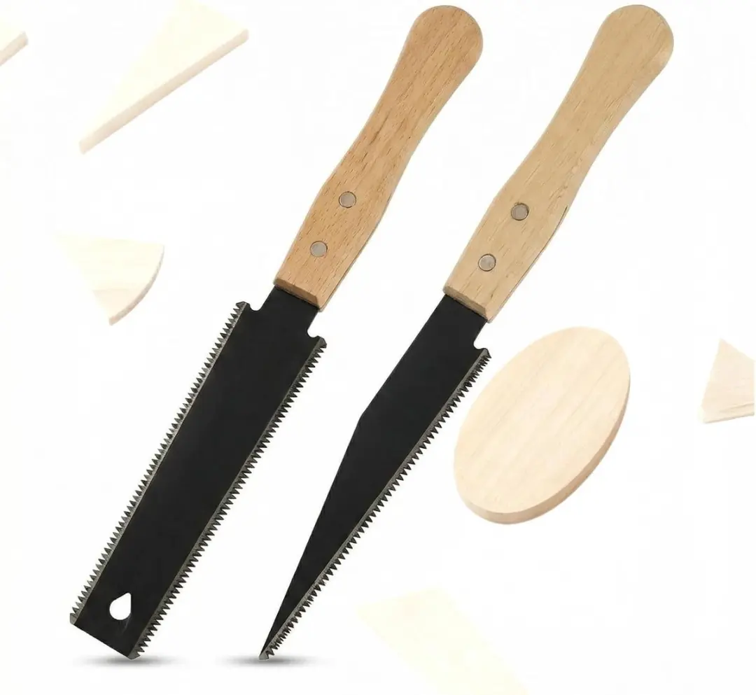 Dubbele rand Ryoba handzaag set, 2 stuks, voor nauwkeurige houtbewerking en meub