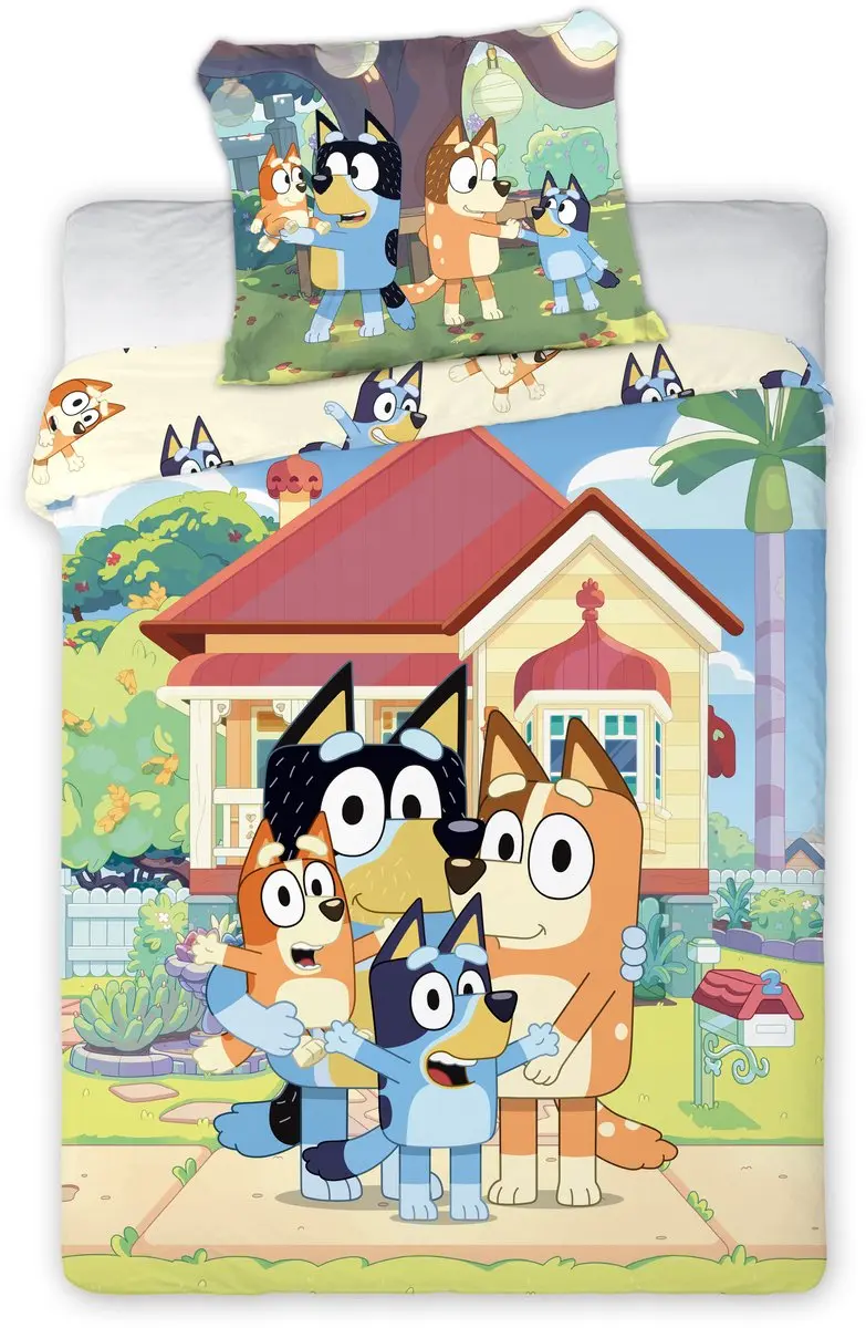 Bluey BABY / Peuter dekbedovertrek Cuddle