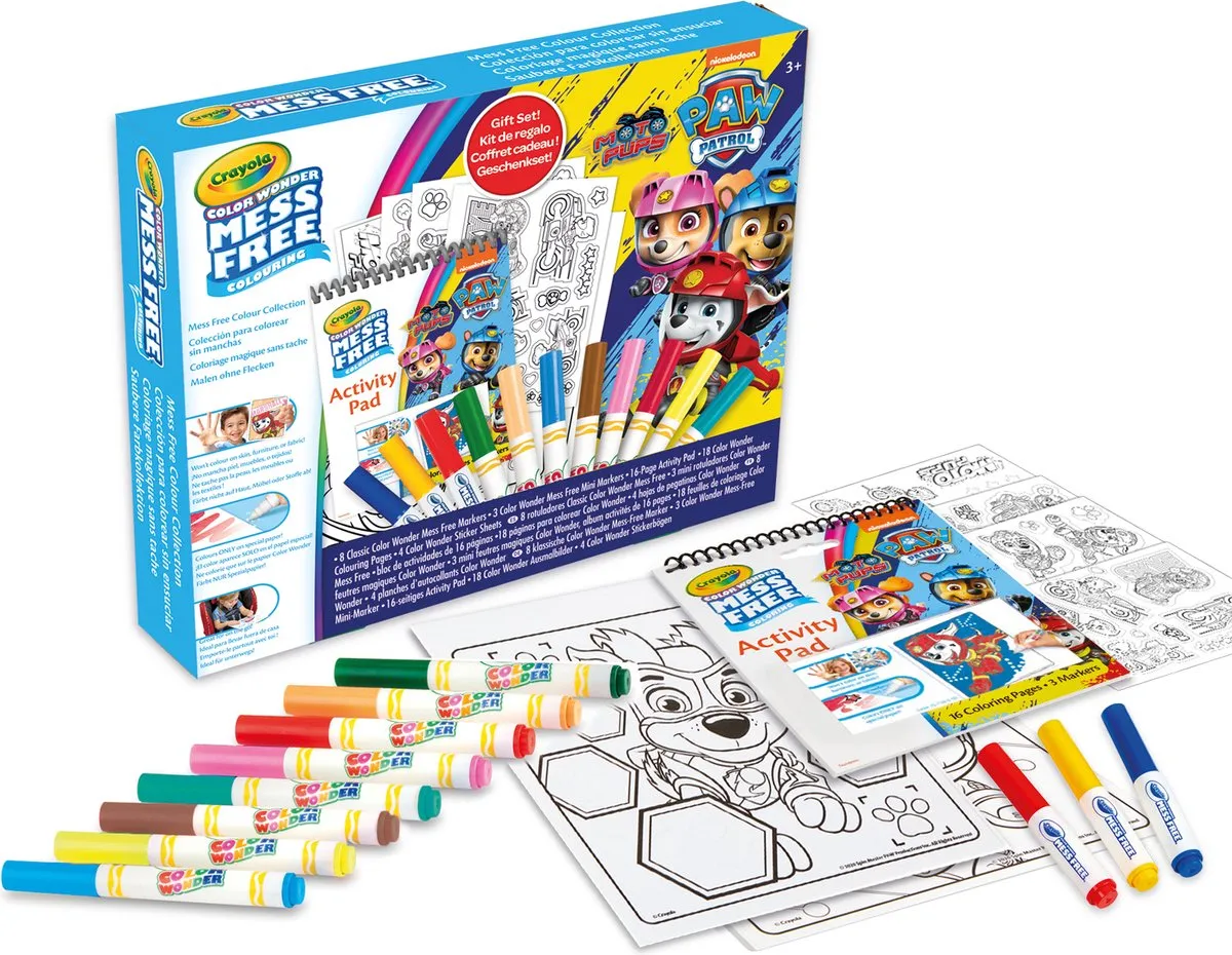 Crayola Color Wonder Paw Patrol Set