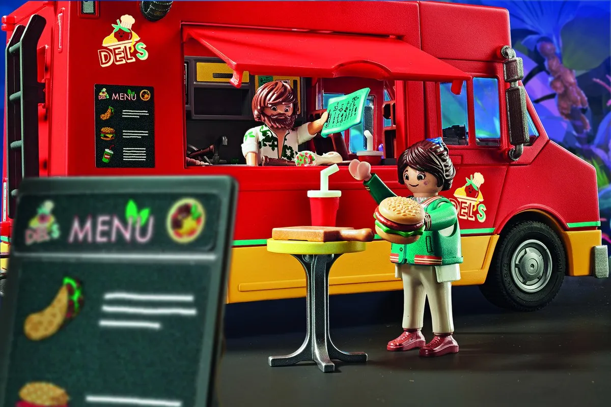 Playmobil The Movie Del's Food Truck 70075 - Multicolor