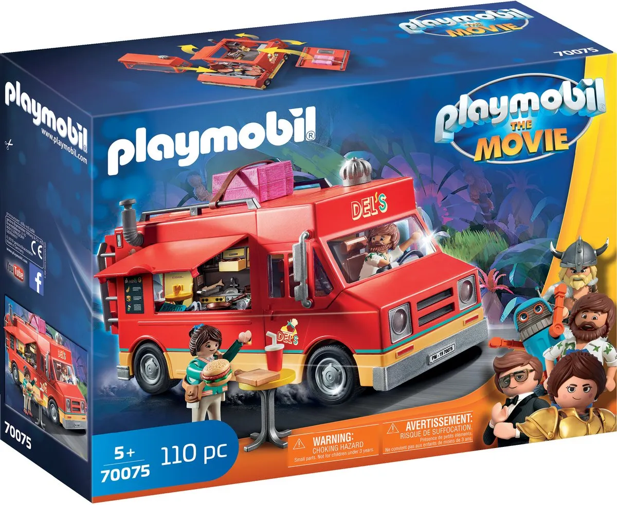 Playmobil The Movie Del's Food Truck 70075