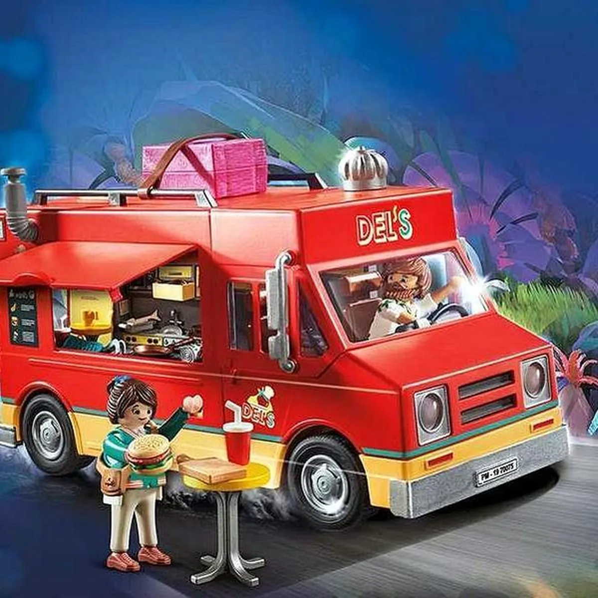 Playmobil The Movie Del's Food Truck 70075 - Multicolor