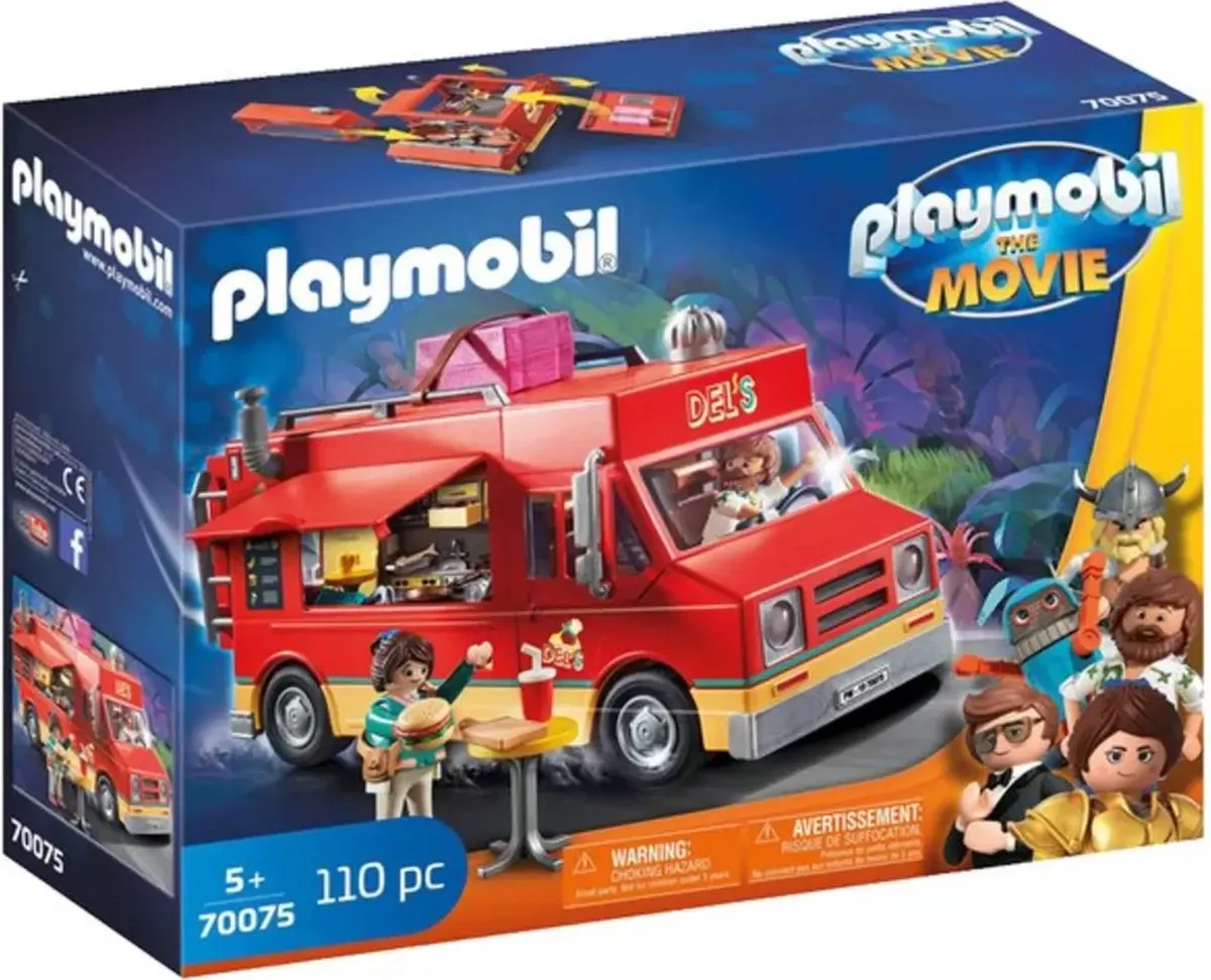 Playmobil The Movie Del's Food Truck 70075 - Multicolor