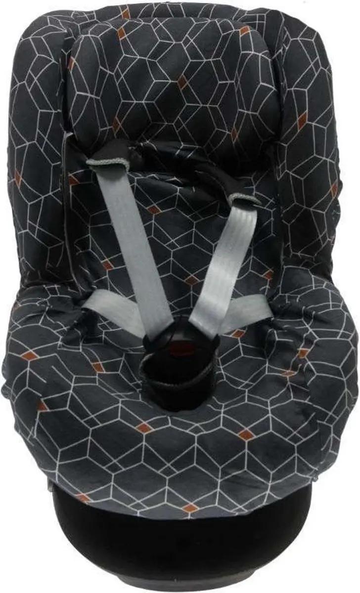 Briljant Baby Autostoelhoes Met Rugsteun 1+ Deco Antraciet