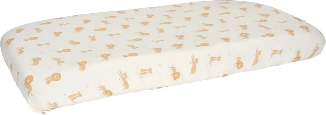 Little Dutch Hoeslaken Safari Leo 80x160cm - Geel - afbeelding 5 van 5