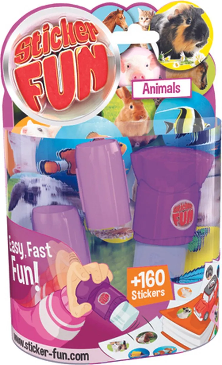 Goliath Sticker Fun Animals Starter Set - 160 Stickers - Multi - 2 Stuks