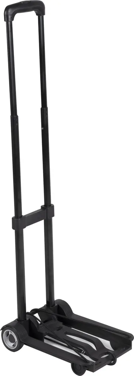 Kinzo Opvouwbare Steekwagen 40kg - Zwart - afbeelding 3 van 6