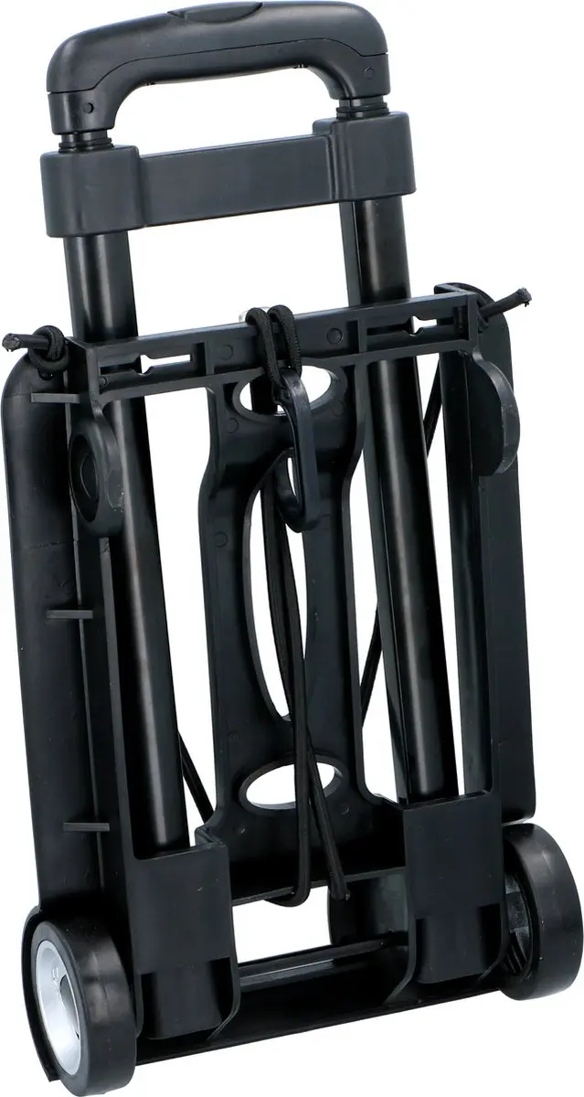 Kinzo Opvouwbare Steekwagen 40kg - Zwart - afbeelding 2 van 6