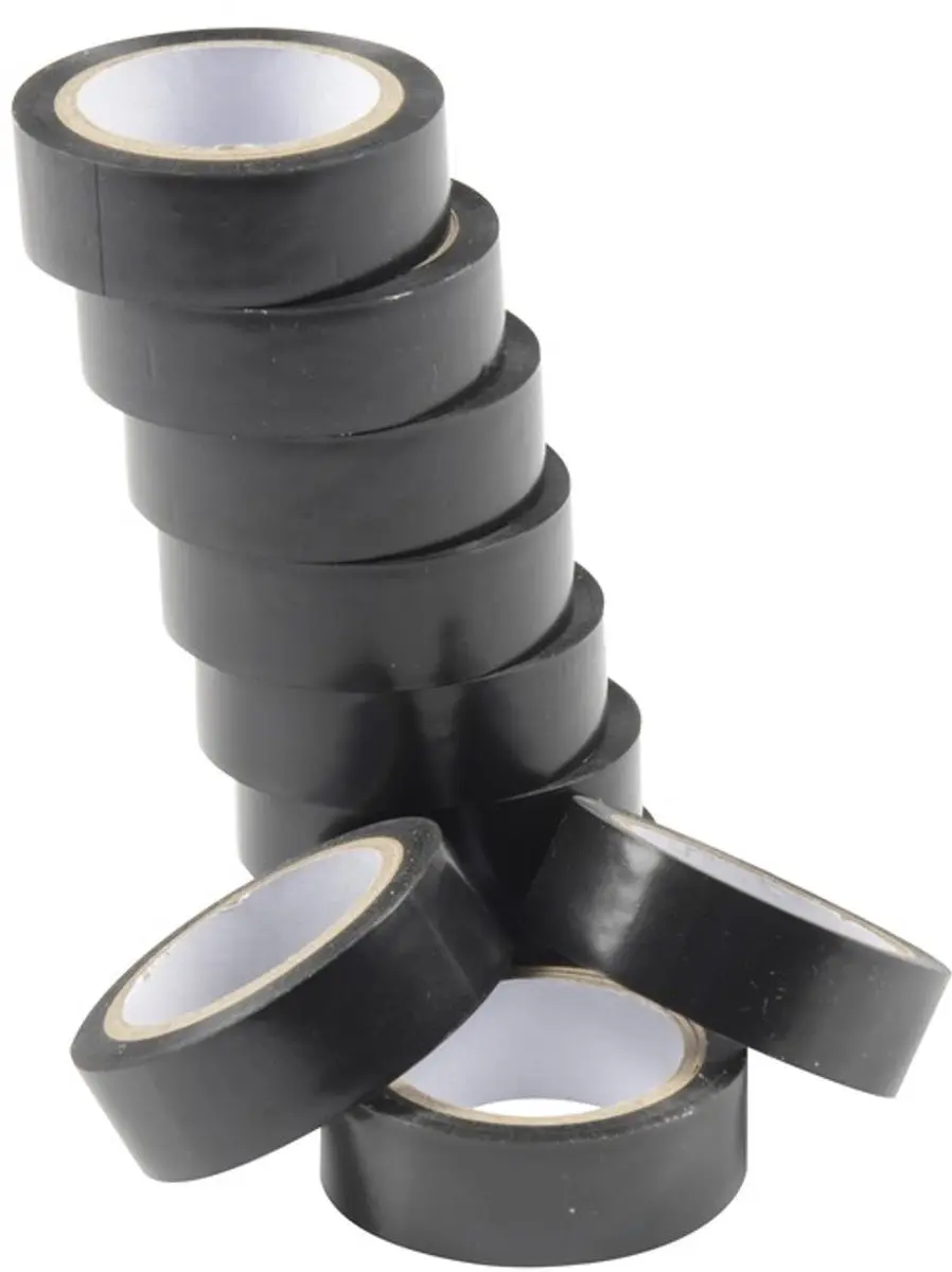 Kinzo Isolatietape 10 rol 18mmx10m zwart