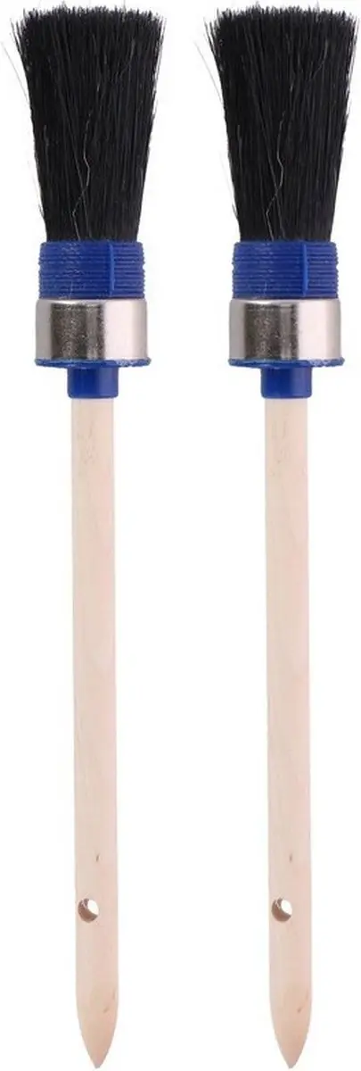 Set van 2x Ronde verfkwast