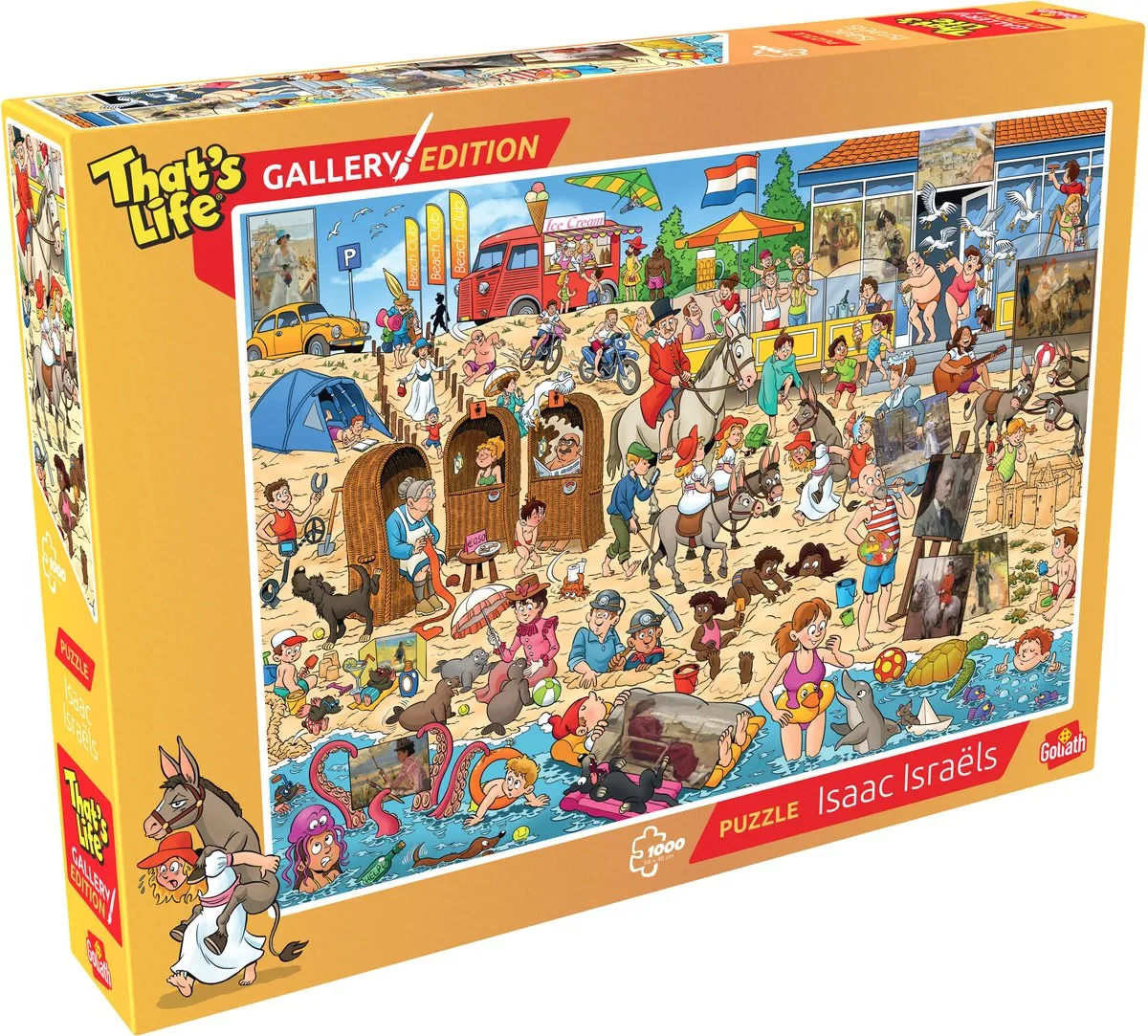 Goliath That's Life Isaac Israels Legpuzzel 1000 Stuks - 68x48cm - Multikleur