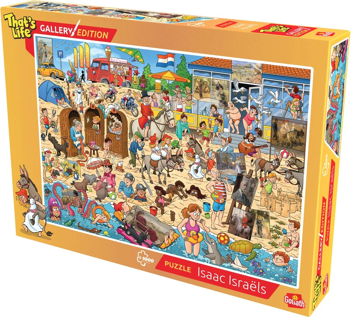 Goliath That's Life Isaac Israels Legpuzzel 1000 Stuks - 68x48cm - Multikleur