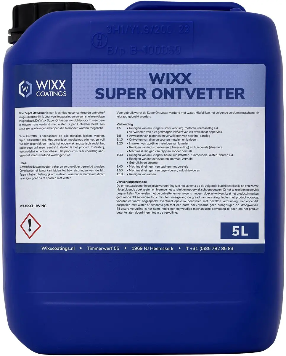 Wixx Super Ontvetter 5L