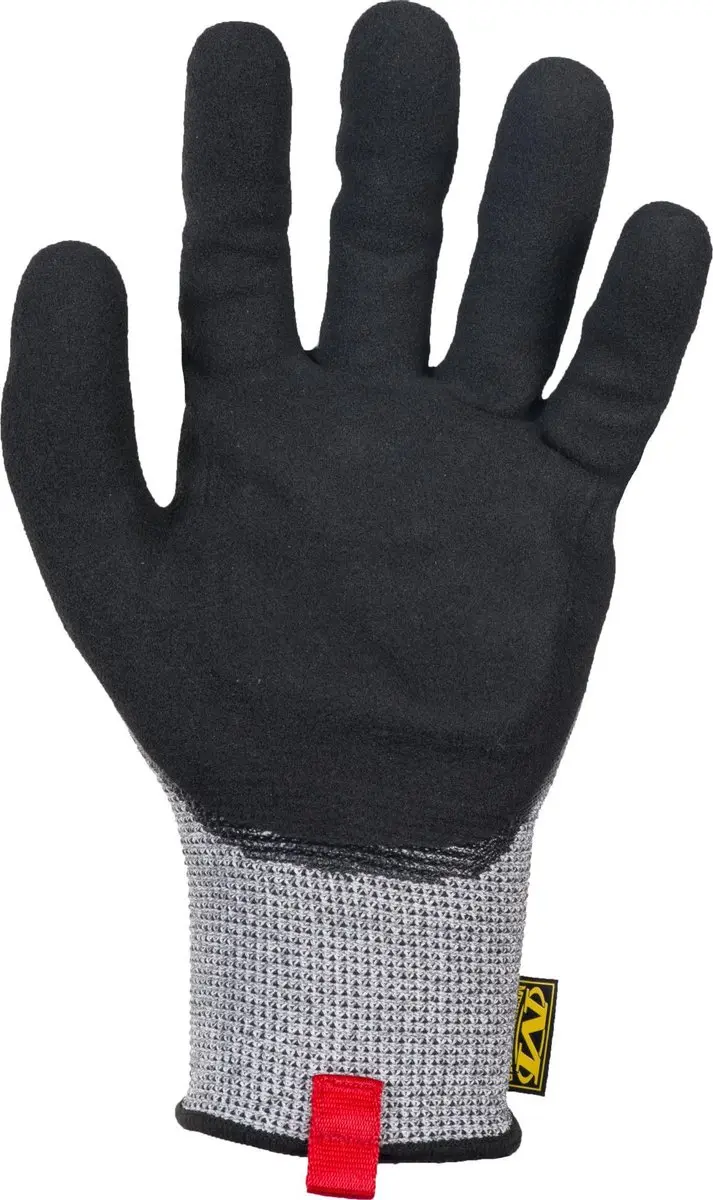 Mechanix Wear M-pact knit CR5A5 Handschoenen - M - Grijs/Rood - afbeelding 6 van 6