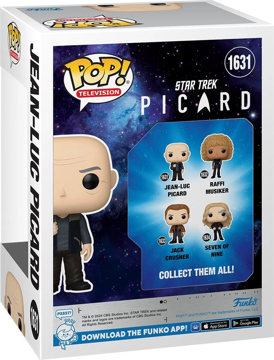 Funko Pop! Star Trek Jean-Luc Picard - Verzamelobject - Multicolor