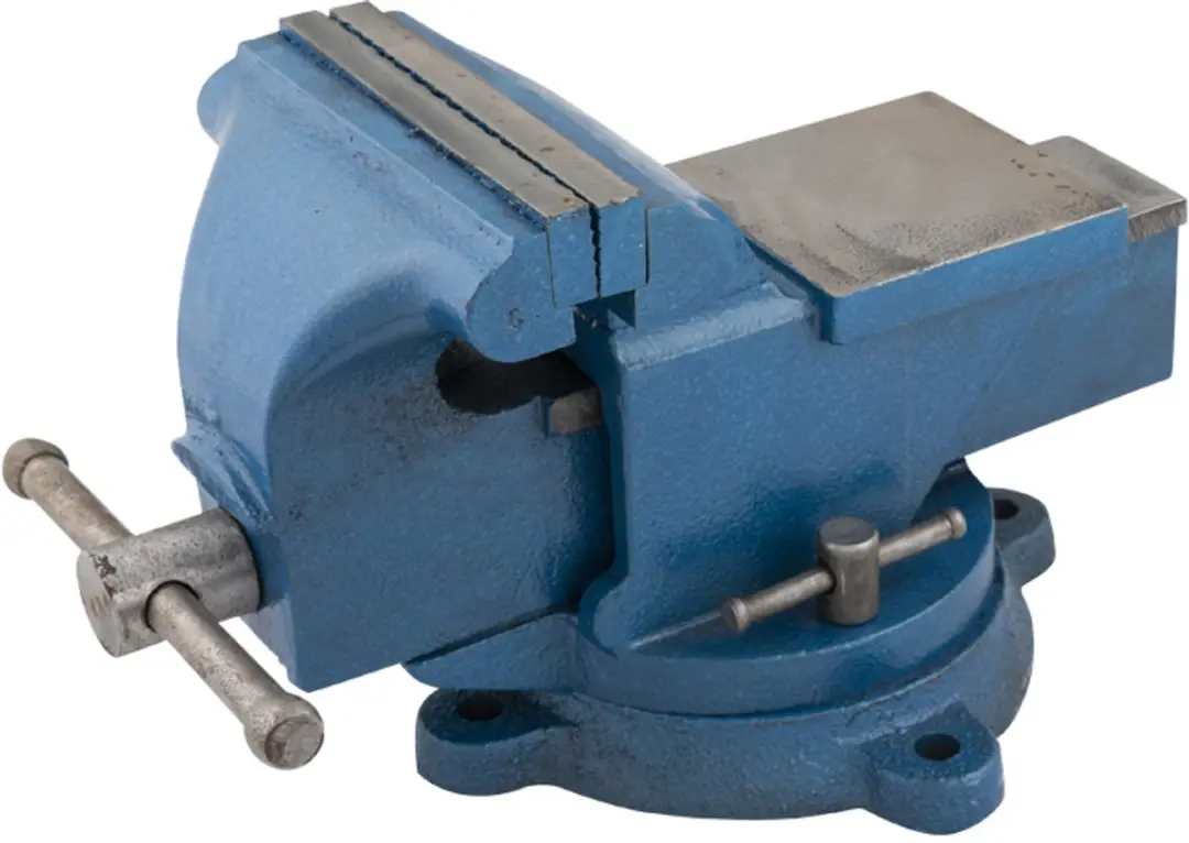 Bankschroef 125 mm draaibaar