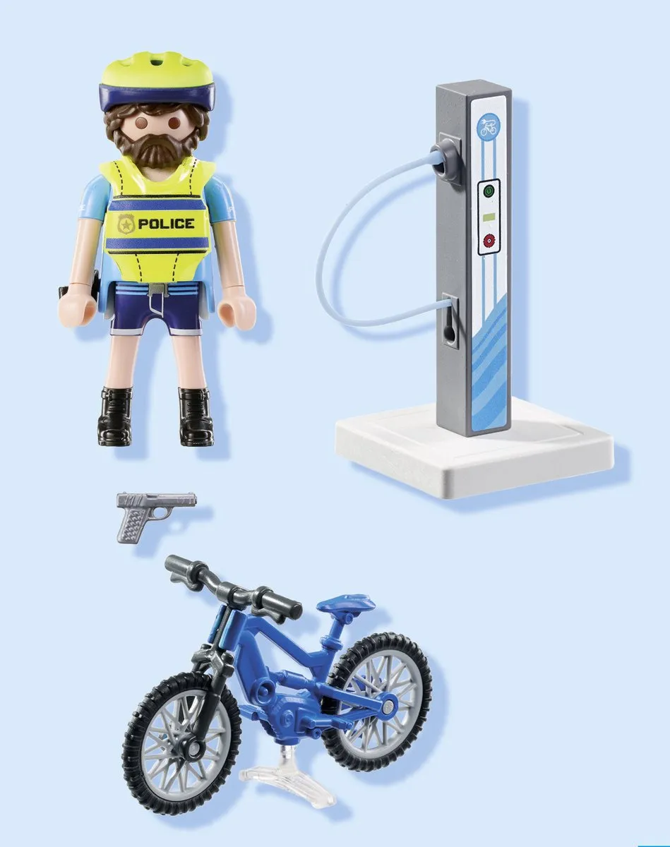 Playmobil Action Heroes Politie Patrouillefiets 71732 - afbeelding 6 van 6