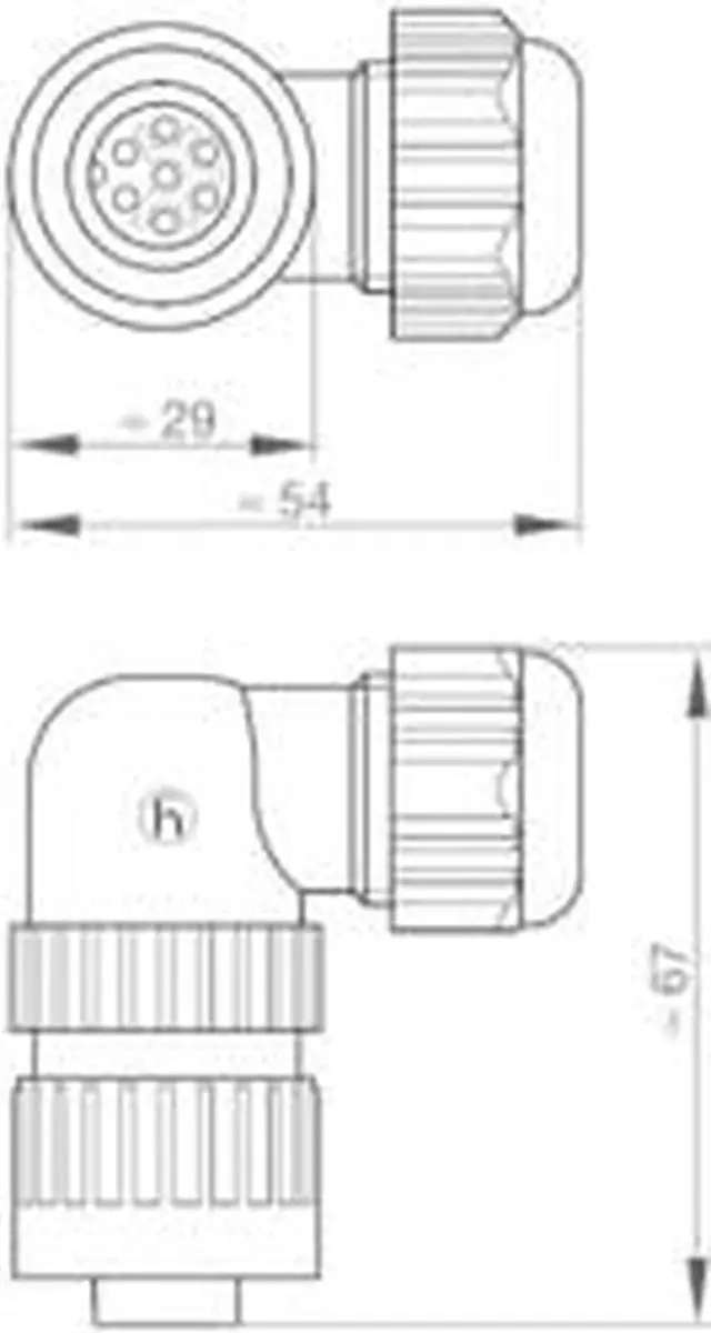 Hirschmann CA-serie 934 131-100-1 Netspanningsconnector - 1 Stuk