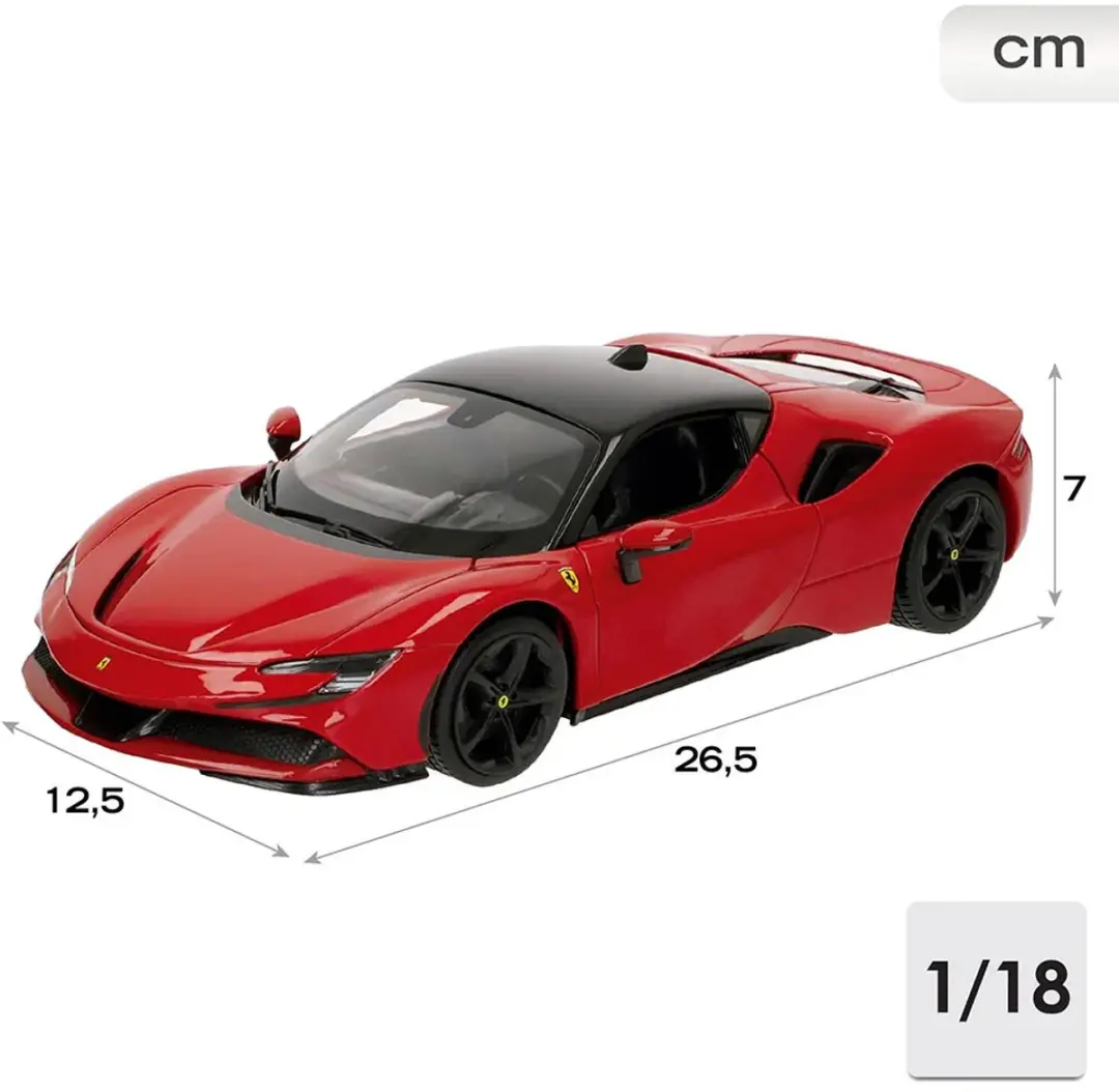 Bburago Ferrari SF90 Stradale Spider 1:18 Auto
