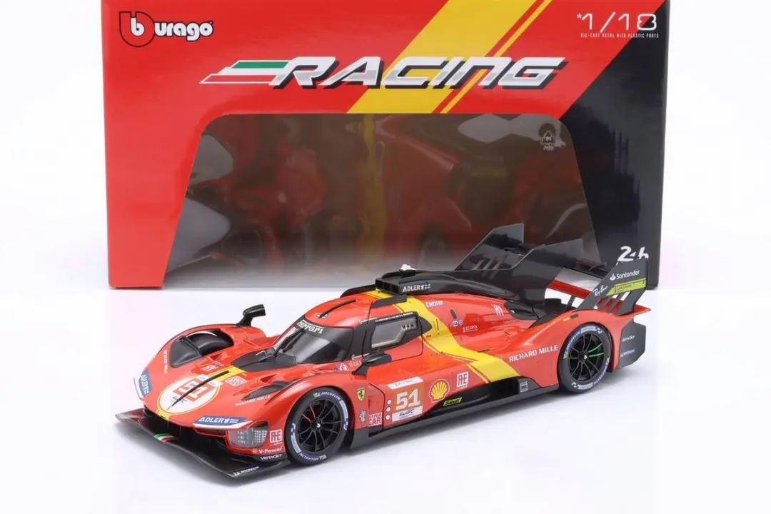 Bburago Ferrari Race 499P LeMans ´23 1:18 Auto