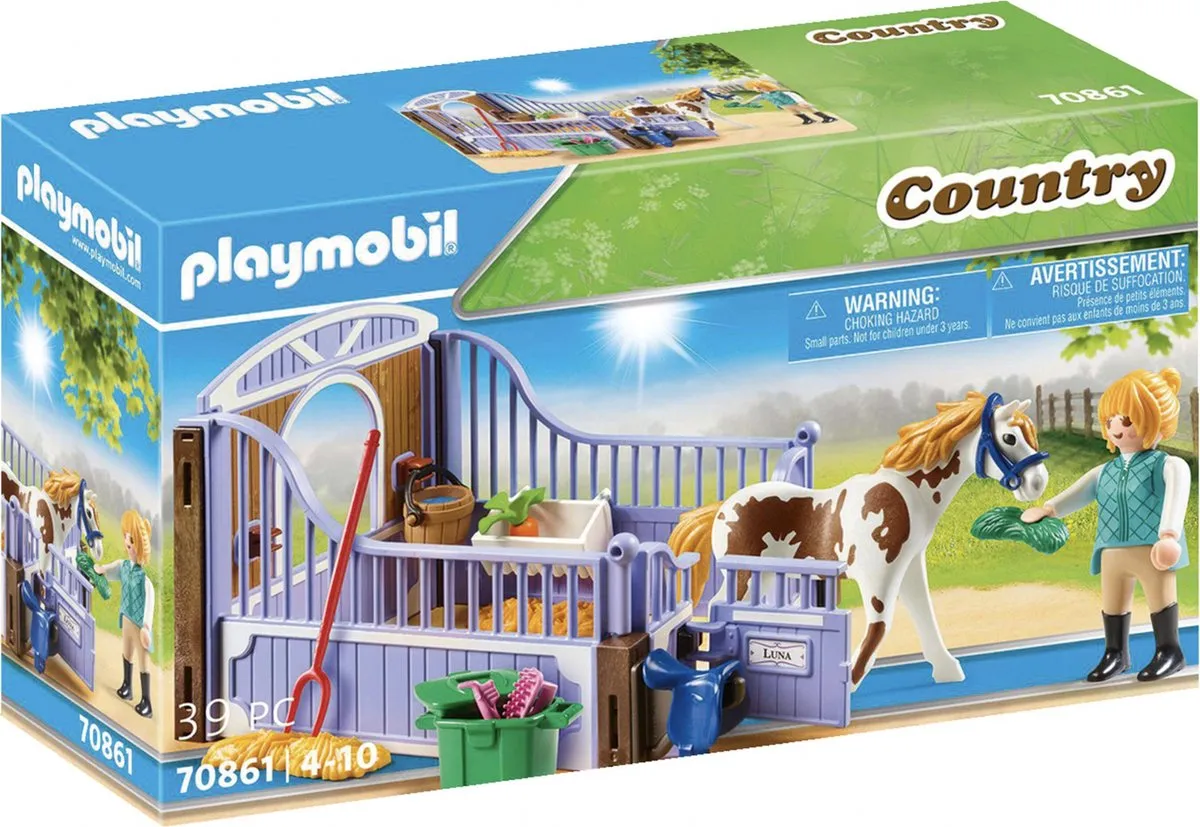 Playmobil Country Paardenbox Luna 70861