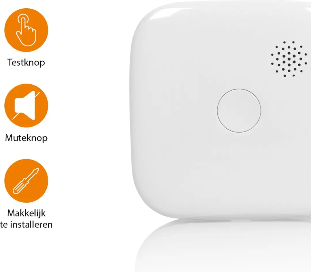 Smartwares FSM-12601 Slimme Rookmelder WiFi - Wit - afbeelding 2 van 6