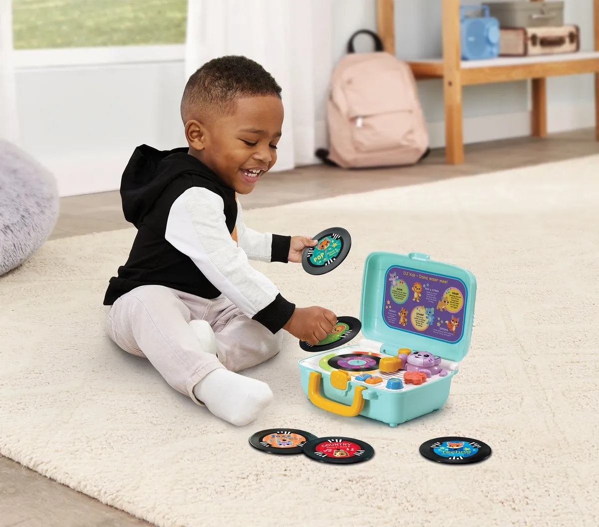 VTech Mijn Eerste Platenspeler - 5 Platen - Multi