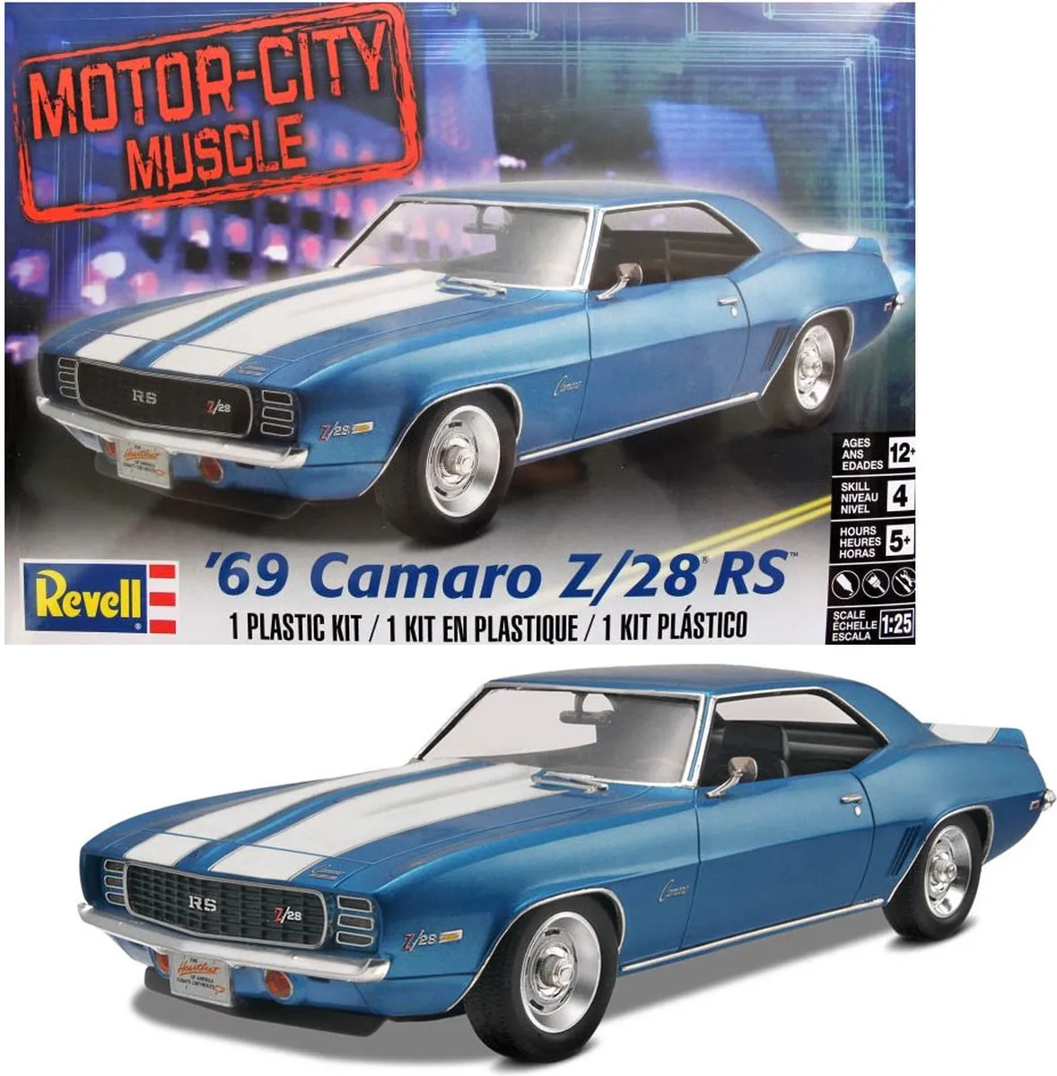 Revell 17457 1969 Camaro Z/28 RS Modelbouwpakket