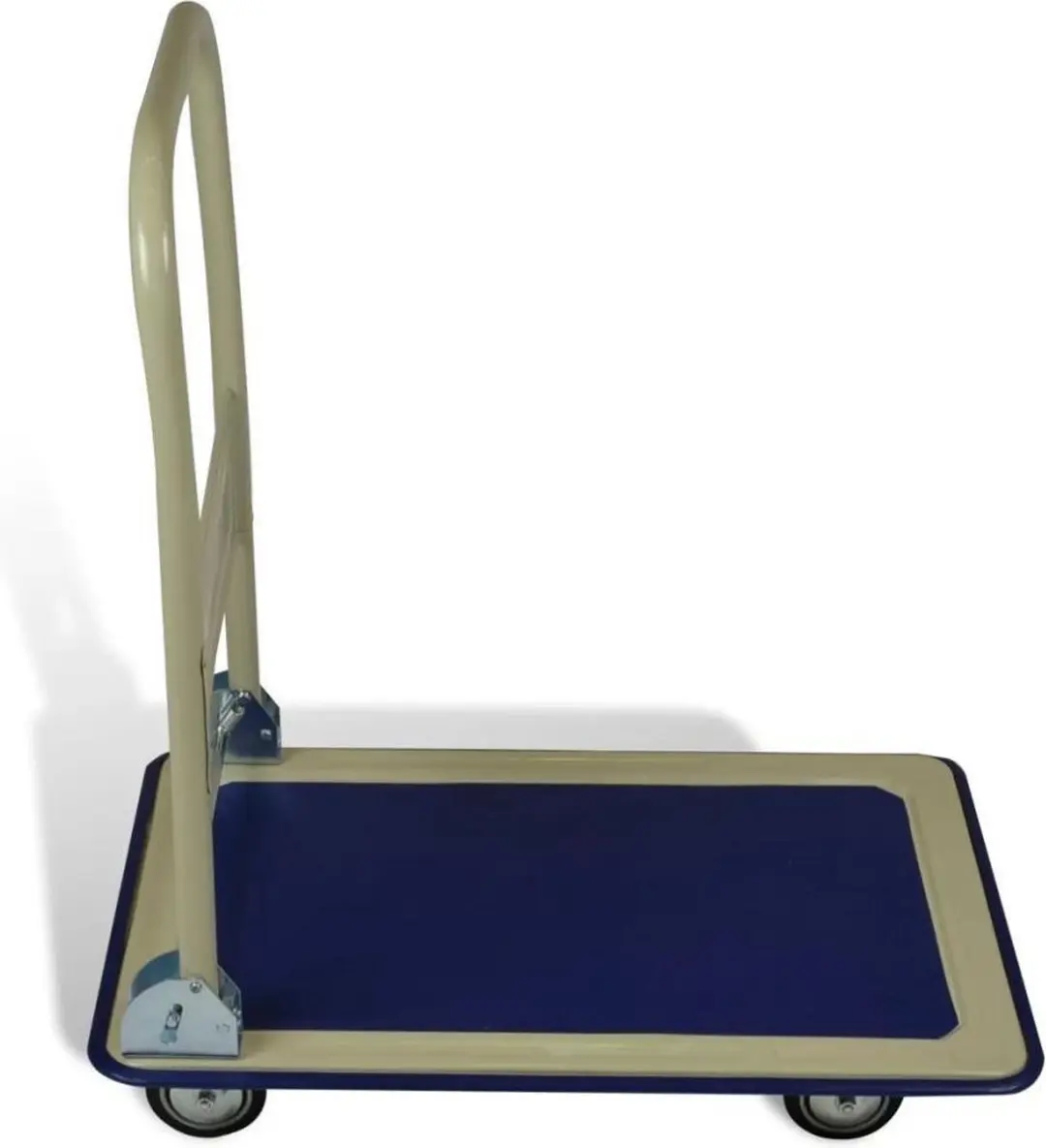Kinzo Platformwagen Blauw - 150kg - inklapbaar - afbeelding 5 van 6