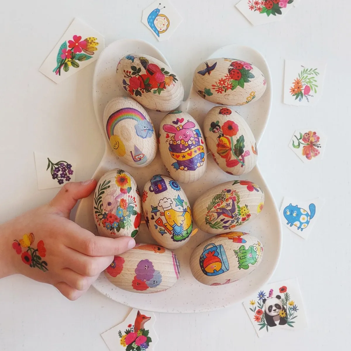 Djeco Huidvriendelijke Tattoos Weather Emojis - 50 Stuks - Multicolor