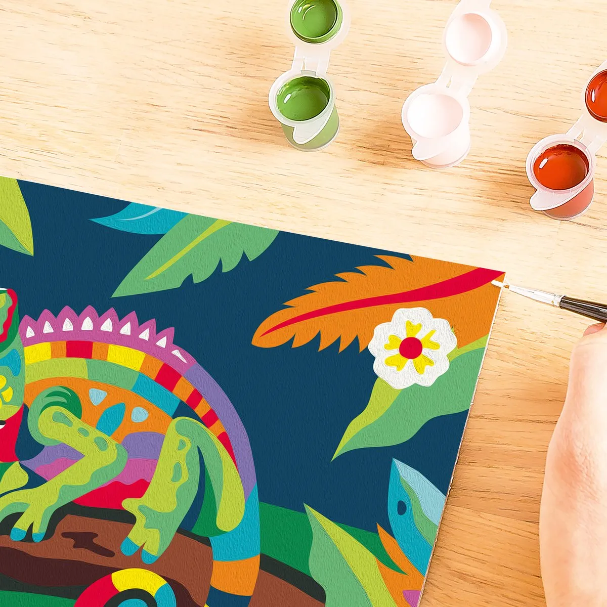 Ravensburger CreArt Kameleon Schilderen op Nummer - Meerkleurig - afbeelding 6 van 6