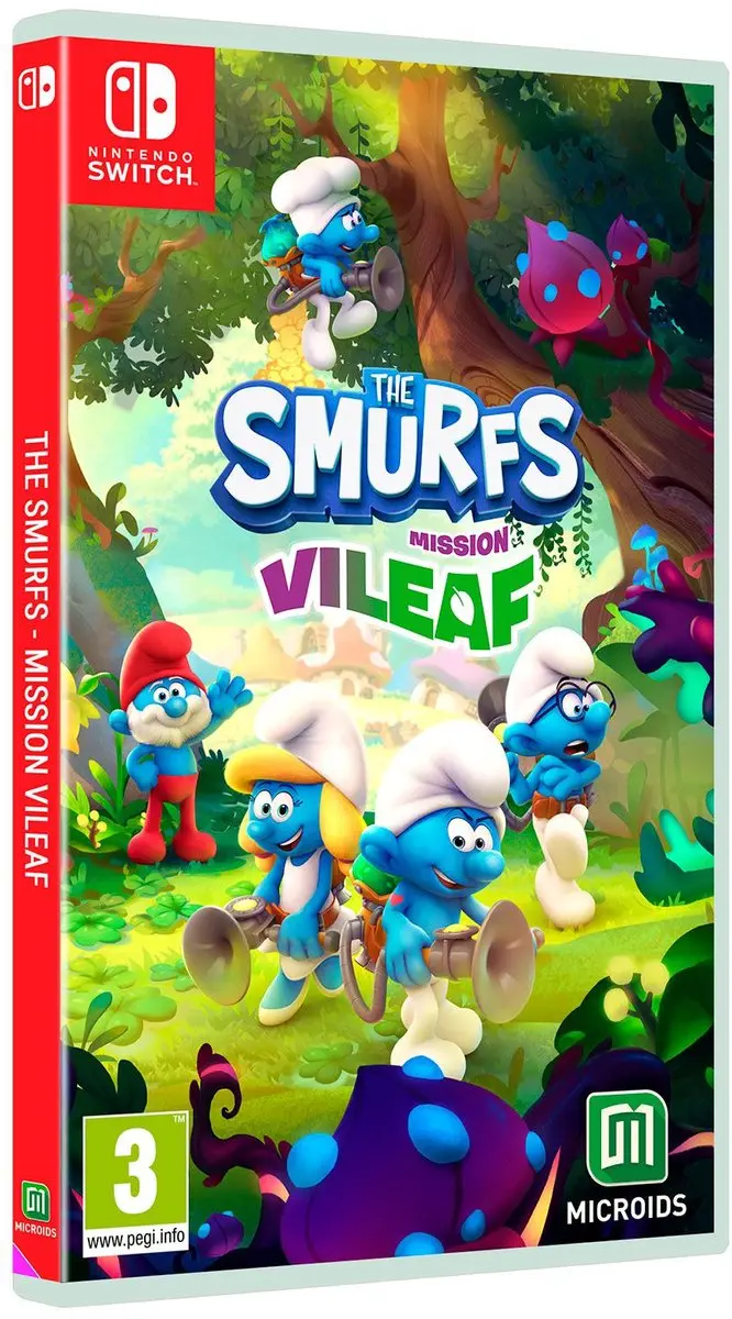 Microids The Smurfs Mission Vileaf Classic Edition Switch Game