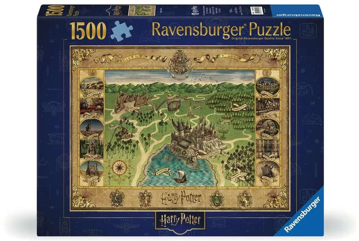 Ravensburger Harry Potter De kaart van Zweinstein Puzzel 1500 Stuks
