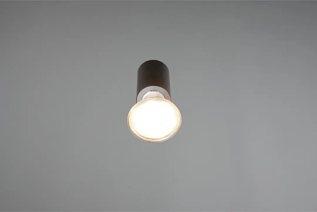 Trio LED Wandlamp GU10 IP44 - Zwart