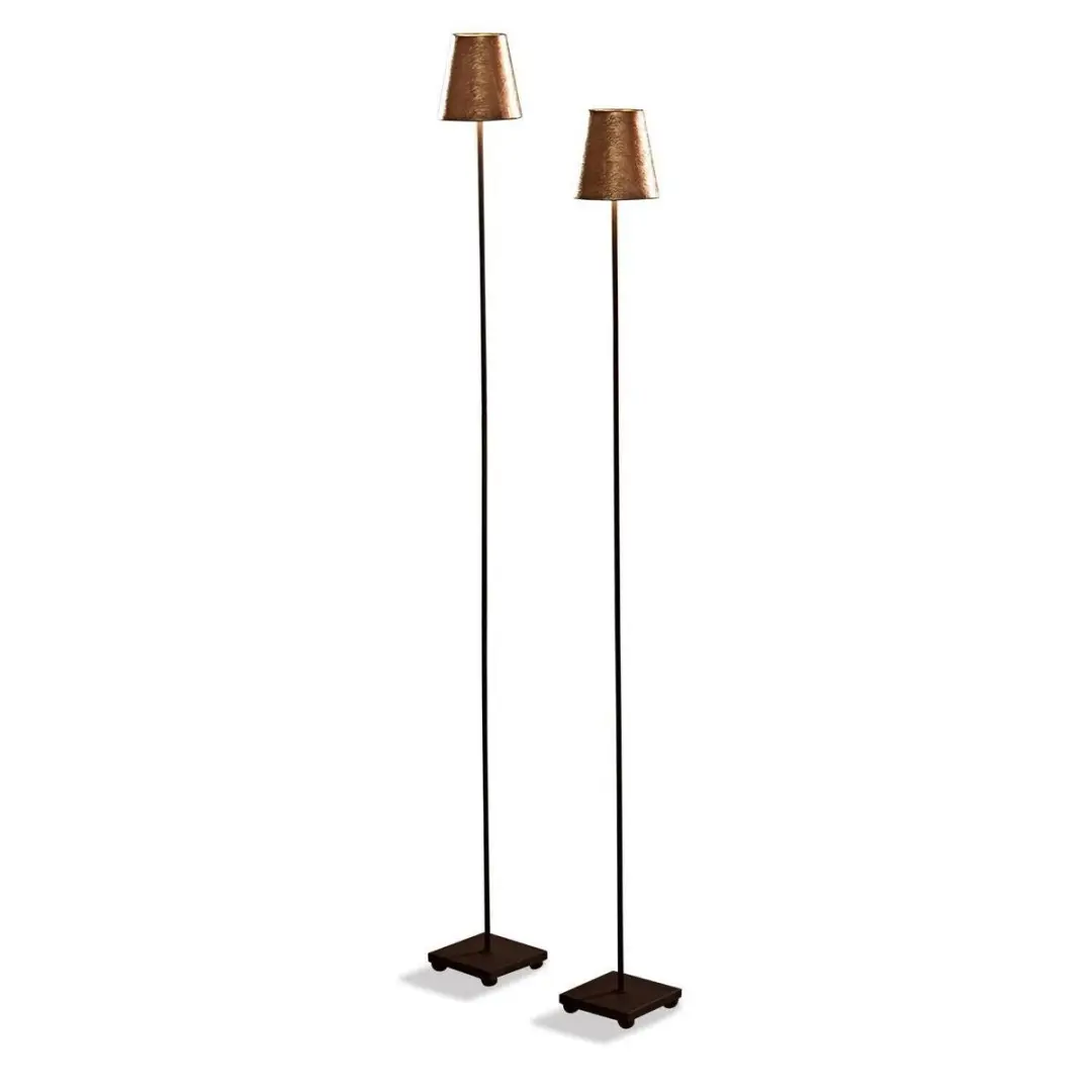 Loberon Tacoma Staande Lamp AntiekGoud - 2 Stuks - afbeelding 4 van 6