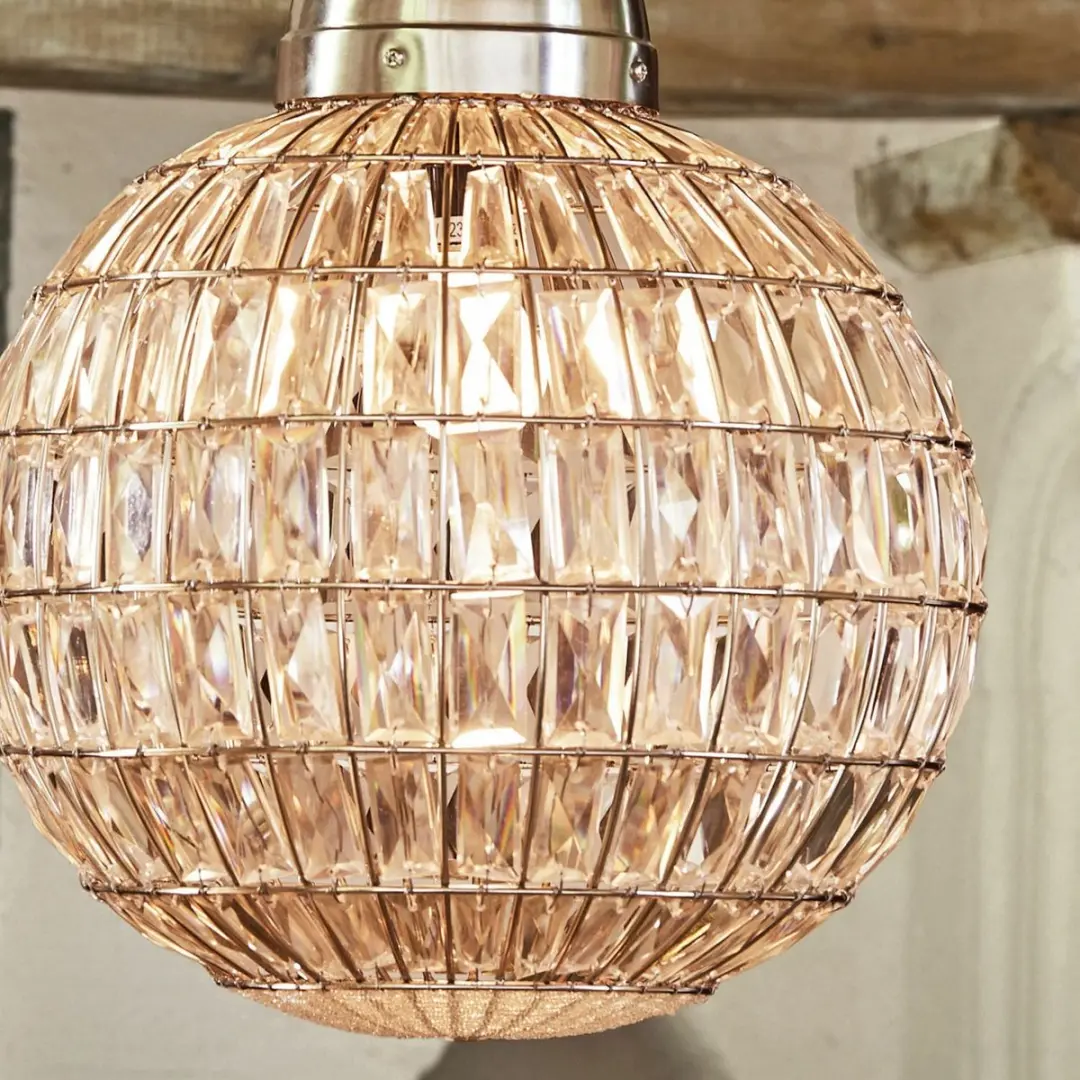 Loberon Hanglamp Lanebrook - Ø28cm - Zilverkleurig - afbeelding 2 van 5