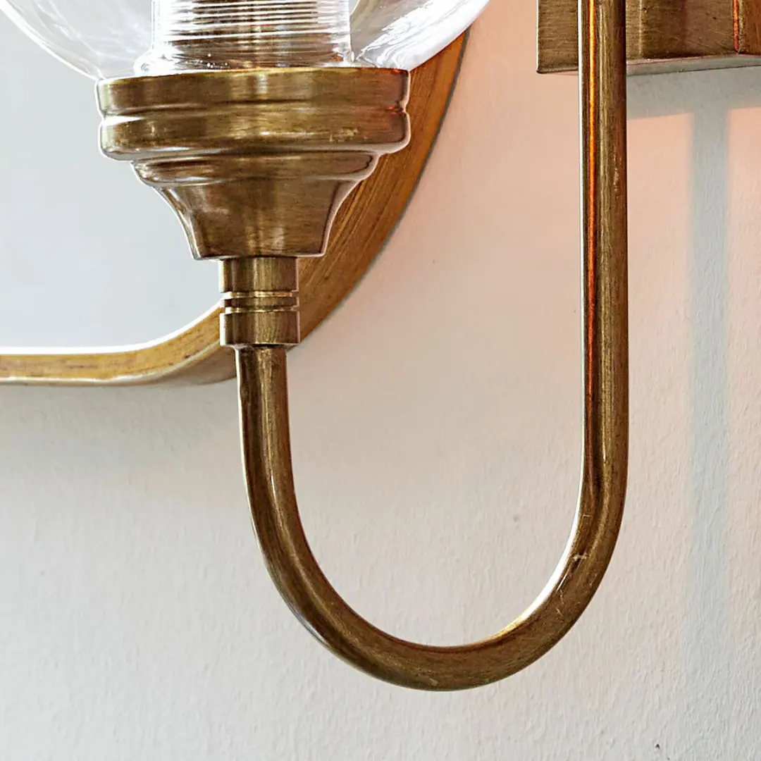 Loberon Wandlamp Anthé - 25W - Antiekmessing/Heldere afwerking - afbeelding 6 van 6