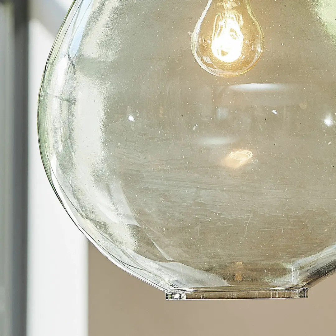 Loberon Hanglamp Deloire - 40W - Ø31cm - Groen - afbeelding 6 van 6