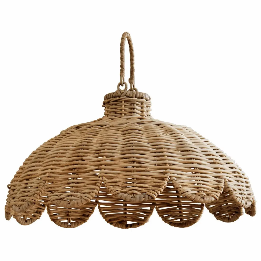 Loberon Lampenkap Glyndon - Bruin Ø35cm - afbeelding 2 van 5