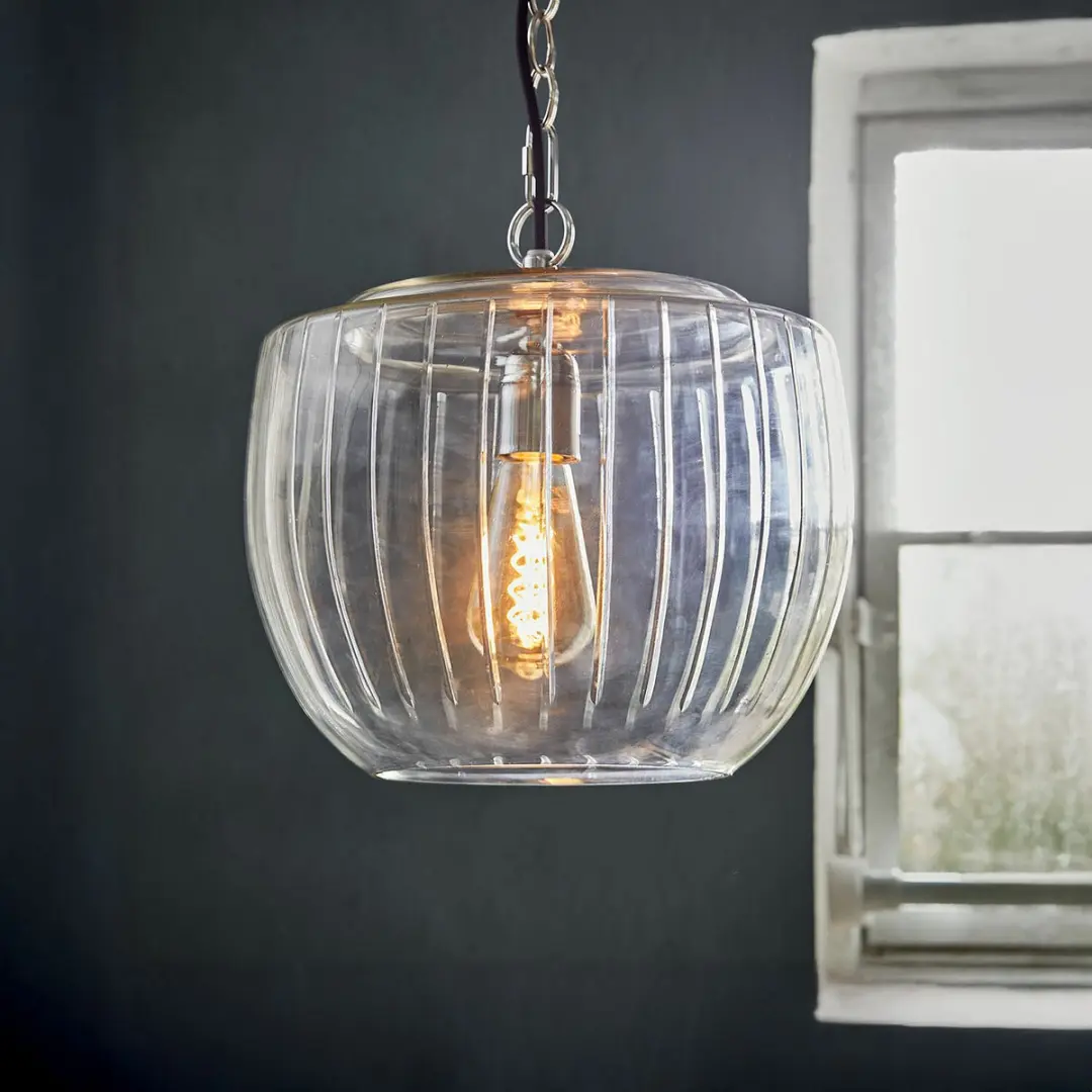 Loberon Hanglamp Aubrelle - Ø30cm - Heldere kap - afbeelding 4 van 4