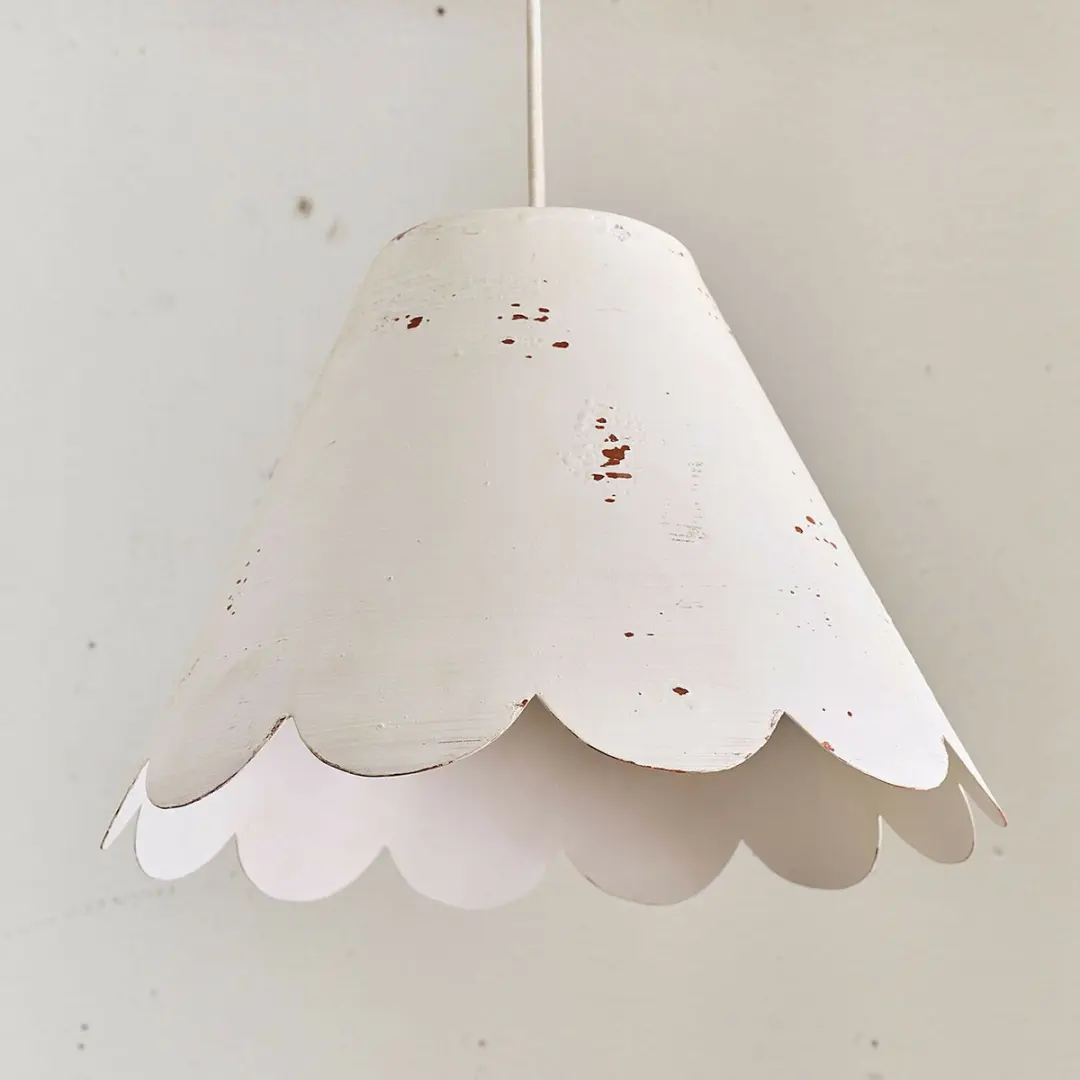 Loberon Hollivale Hanglamp - 40W - Ø28cm - Antiekwit
