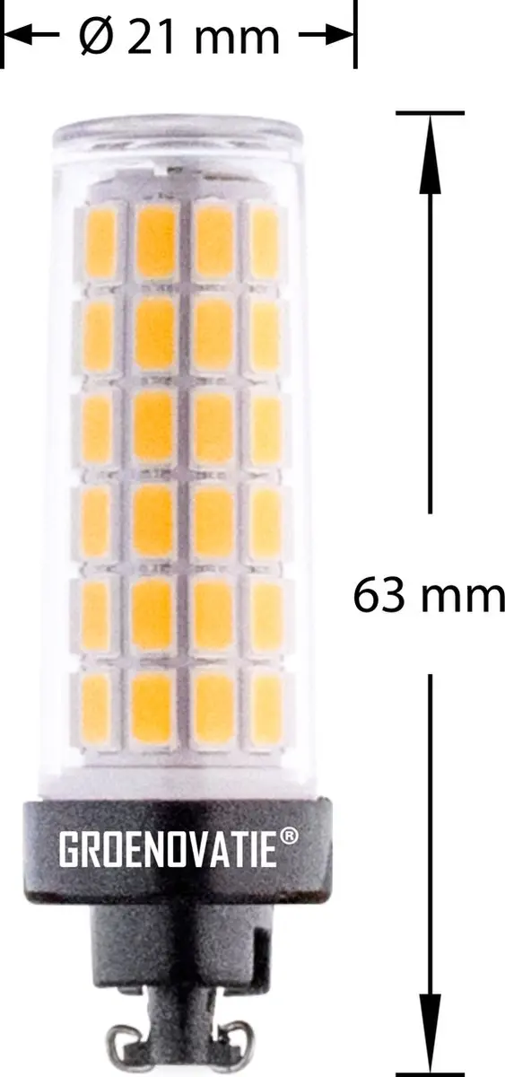 Groenovatie PGJ5 CDM-TM LED Lamp 8W Warm Wit - afbeelding 3 van 4