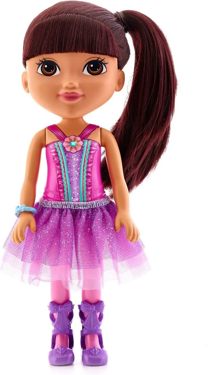 Fisher Price Dora and Friends Pop 20cm - Bruin/Paars/Roze - afbeelding 2 van 3