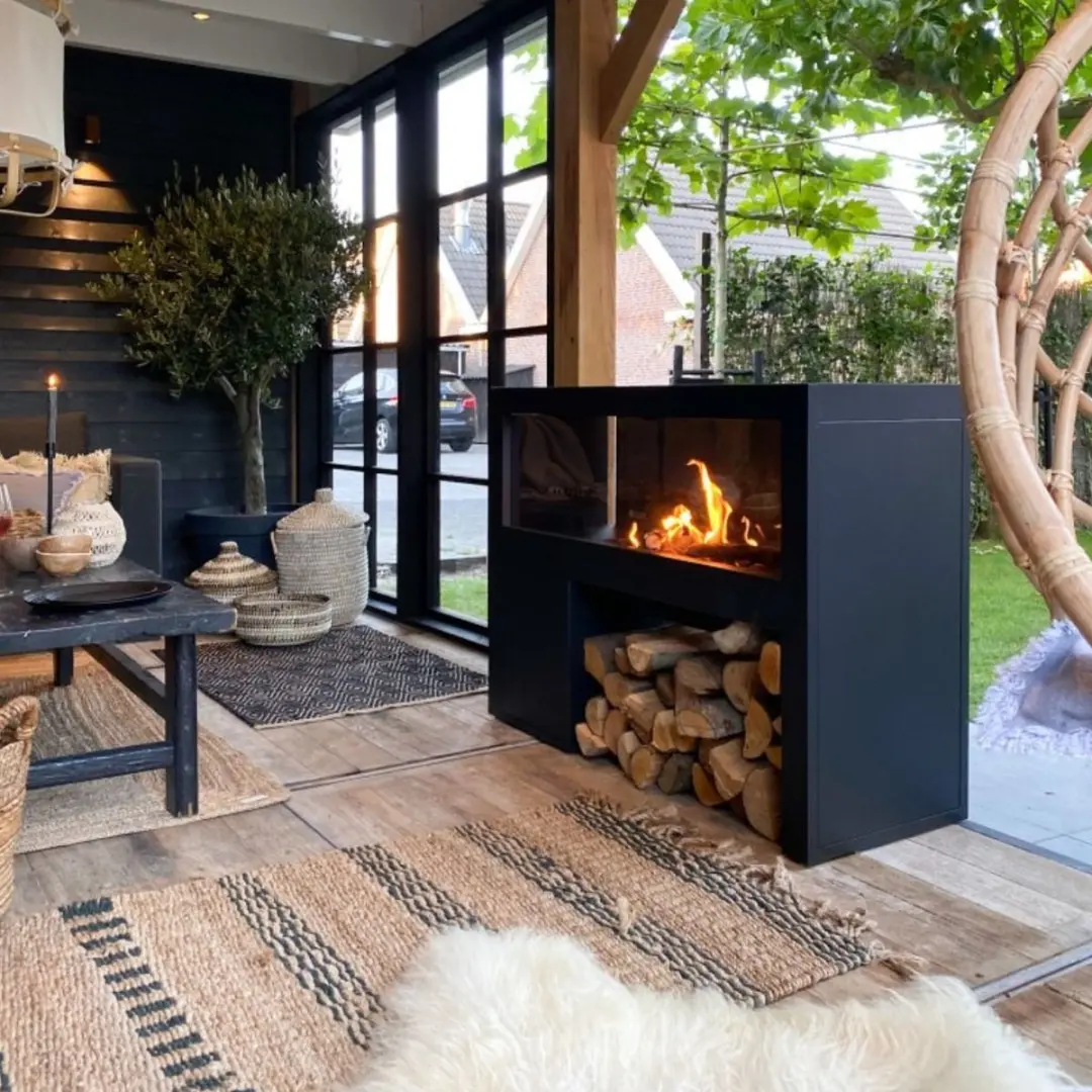 Cosi Cosivista Vuurtafel Anthracite 120cm - 9000W